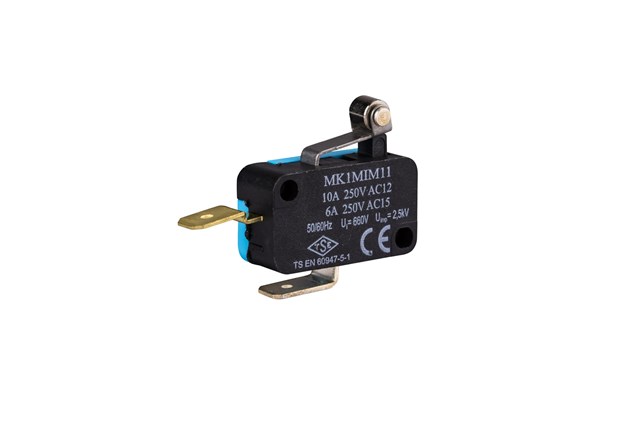 Metal Kısa Kollu Makaralı 1CO MK1 Serisi Mikro Switch